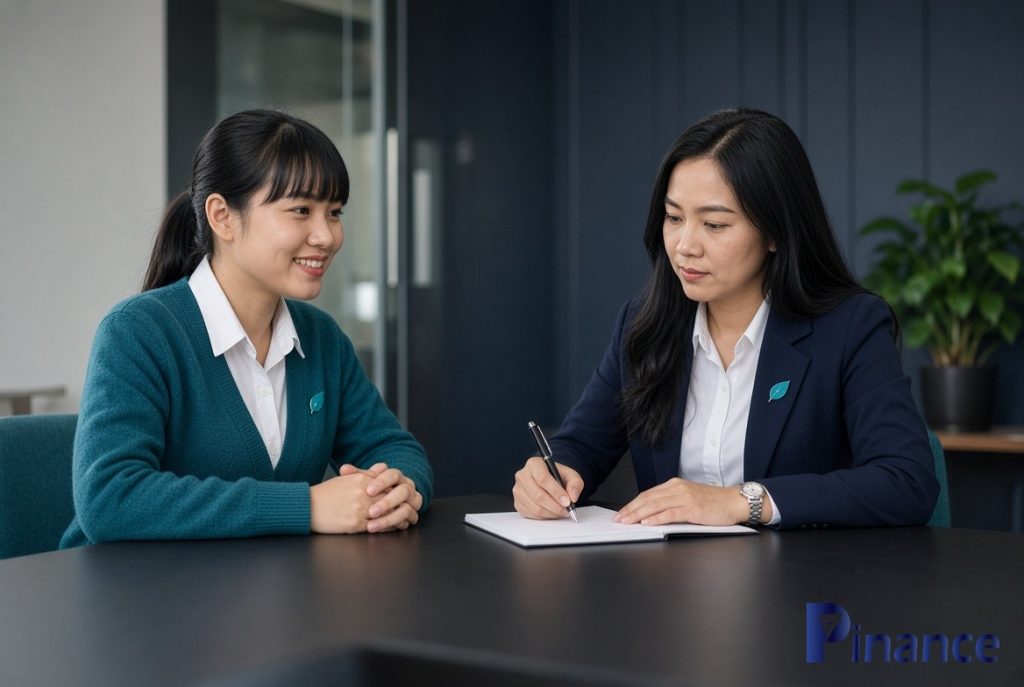 Anh Kế và Hưng Pin checklist trước khi xuất lô cuối tháng, logo Pinance official