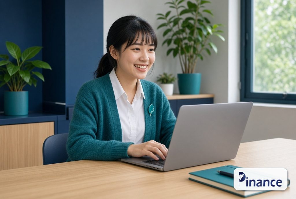Anh Kế chỉ checklist nội dung bắt buộc trên hóa đơn, logo Pinance official