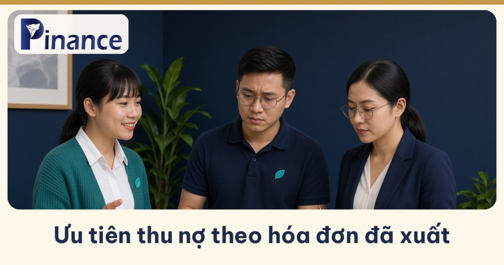 Ưu tiên thu nợ theo hóa đơn đã xuất